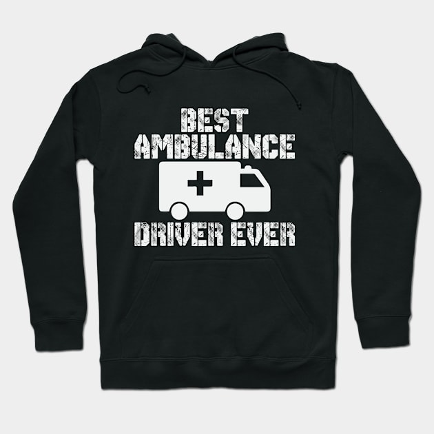 Ambulance Driver EMT Medical Cross Healthcare Hoodie by Mellowdellow